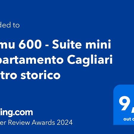 Domu 600 - Suite Mini Appartamento Cagliari Centro Storico מראה חיצוני תמונה